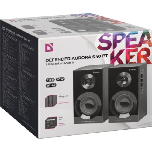 Акустическая система Defender Aurora S40 Bluetooth Black (65240)
