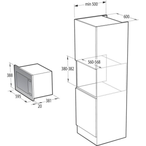 Микроволновая печь Gorenje BM251SG2WG