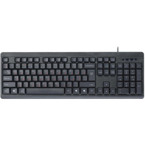 Клавиатура Maxxter KB-112-U USB Black (KB-112-U)