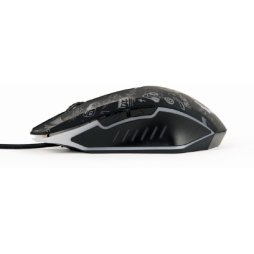 Мышка Gembird MUS-6B-GRAFIX-01 USB Black (MUS-6B-GRAFIX-01)