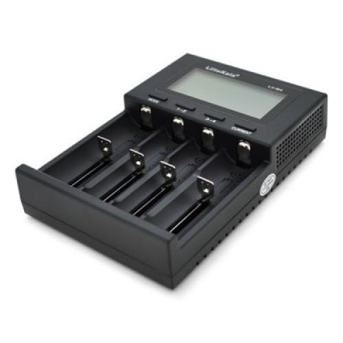 Зарядное устройство для аккумуляторов Liitokala 4 Slots, LED display, 5V Type C, 3.7V/1.2V AA/AAA 18650/26650/16340/14500/10440/18500 (Lii-M4)