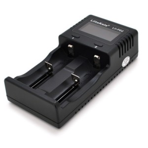 Зарядное устройство для аккумуляторов Liitokala 2 Slots, LCD display, Li-Ion, Ni-Mh, Ni-Cd, + AAAA, С, 10440/.../26650 (Lii-PD2)
