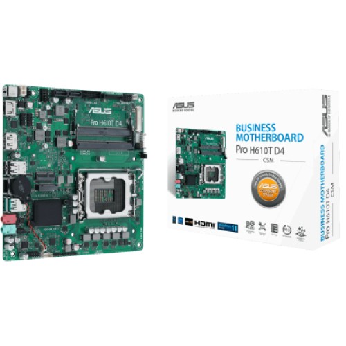 Материнская плата ASUS PRO H610T D4-CSM