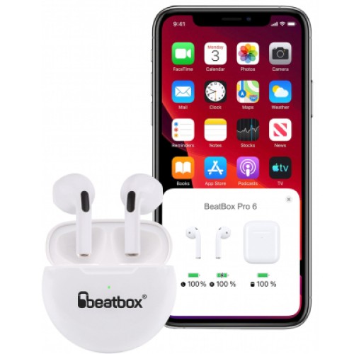 Наушники BeatBox PODS PRO 6 White (bbppro6w)