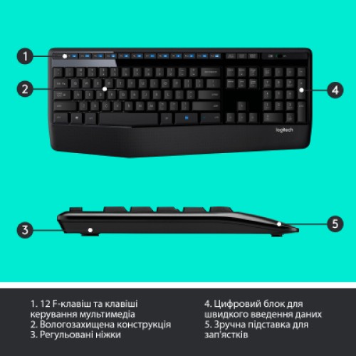 Комплект Logitech MK345 Wireless UA Black (920-006489) Комплект Logitech MK345 Wireless UA Black (920-006489)