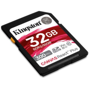 Карта пам'яті Kingston 32GB class 10 UHS-II U3 Canvas React Plus (SDR2/32GB)
