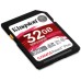 Карта памяти Kingston 32GB class 10 UHS-II U3 Canvas React Plus (SDR2/32GB)