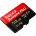 Карта памяти SanDisk 512 GB microSDXC UHS-I U3 Extreme Pro+SD Adapter (SDSQXCD-512G-GN6MA)
