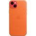 Чехол для мобильного телефона Apple iPhone 14 Plus Leather Case with MagSafe - Orange,Model A2907 (MPPF3ZE/A)