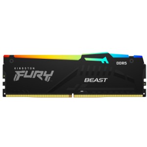 Модуль памяти для компьютера DDR5 16GB 4800 MHz FURY Beast RGB Kingston Fury (ex.HyperX) (KF548C38BBA-16)