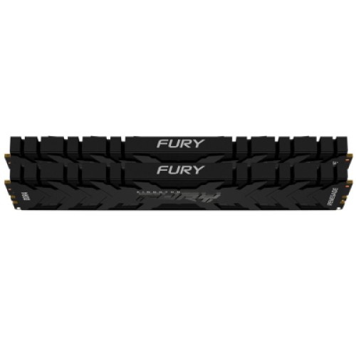 Модуль памяти для компьютера DDR4 16GB (2x8GB) 4800 MHz FURY Renegade Black Kingston Fury (ex.HyperX) (KF448C19RBK2/16)