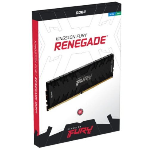 Модуль памяти для компьютера DDR4 16GB (2x8GB) 4800 MHz FURY Renegade Black Kingston Fury (ex.HyperX) (KF448C19RBK2/16)