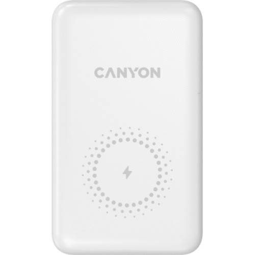 Батарея универсальная Canyon PB-1001 10000mAh, PD/18W, QC/3.0 +10W Magnet wireless charger, white (CNS-CPB1001W) Батарея универсальная Canyon PB-1001 10000mAh, PD/18W, QC/3.0 +10W Magnet wireless charger, white (CNS-CPB1001W)
