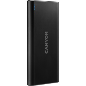 Батарея універсальна Canyon PB-108 10000mAh, Input 5V/2A, Output 5V/2.1A(Max), black (CNE-CPB1008B)