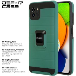 Чехол для мобильного телефона Armorstandart DEF17 case Samsung A03 (A035) Military Green (ARM61351)