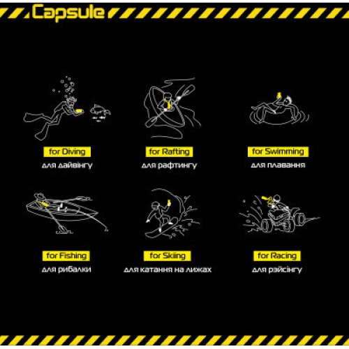 Чехол для мобильного телефона Armorstandart Capsule Waterproof Case Yellow (ARM59234)