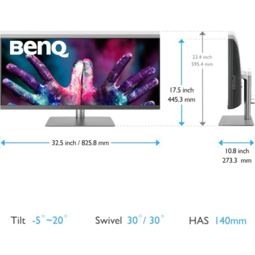 Монитор BenQ PD3420Q (9H.LJHLB.QPE)