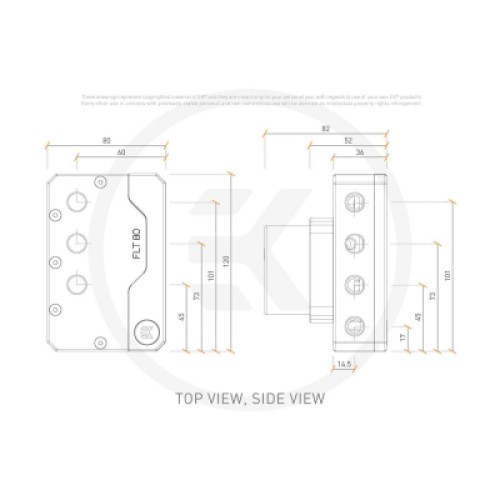 Помпа для СЖО Ekwb EK-Quantum Kinetic FLT 80 D5 PWM D-RGB - Plexi (3831109851166)