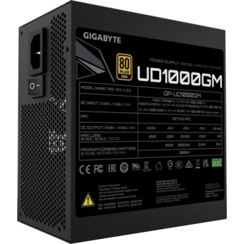 Блок питания GIGABYTE 1000W (GP-UD1000GM)