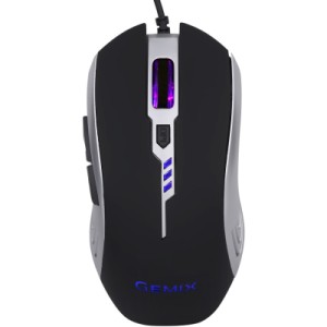 Мышка Gemix W100 USB Black/Gray + ігрова поверхня (W100Combo)