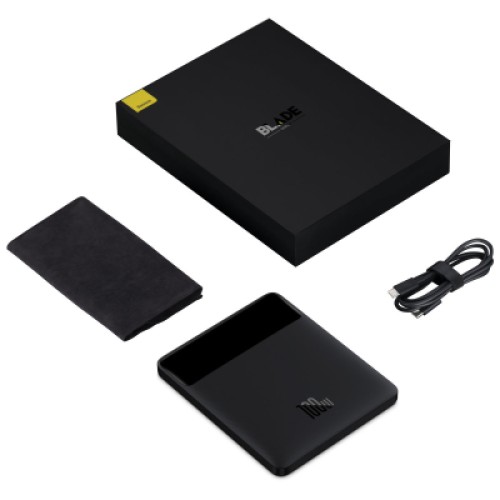 Батарея универсальная Baseus Blade 20000mAh 100W, PD/3.0, QC/4.0, SCP, FCP, Black (PPDGL-01)