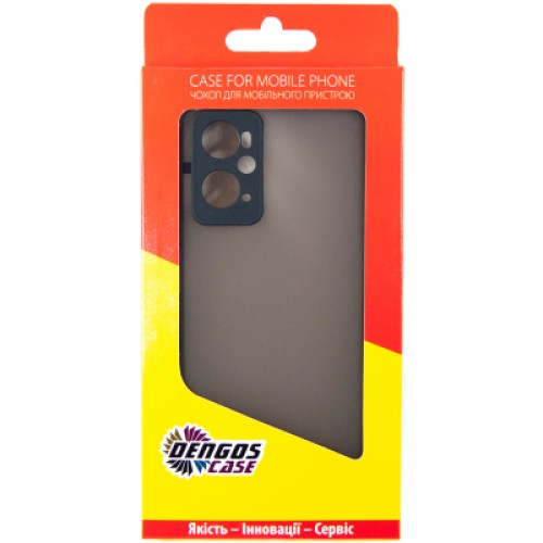 Чехол для мобильного телефона Dengos Matte OPPO A96 4g (black) (DG-TPU-MATT-112)