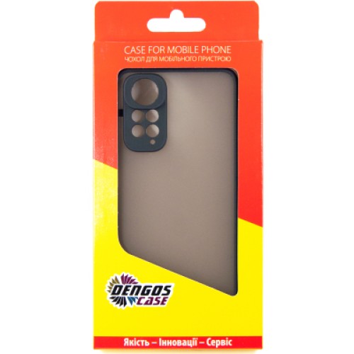 Чехол для мобильного телефона Dengos Matte Xiaomi Redmi Note 11 (black) (DG-TPU-MATT-113)