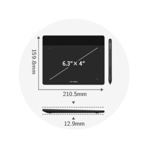 Графічний планшет XP-Pen Deco Fun S Black (Deco Fun S_BK)