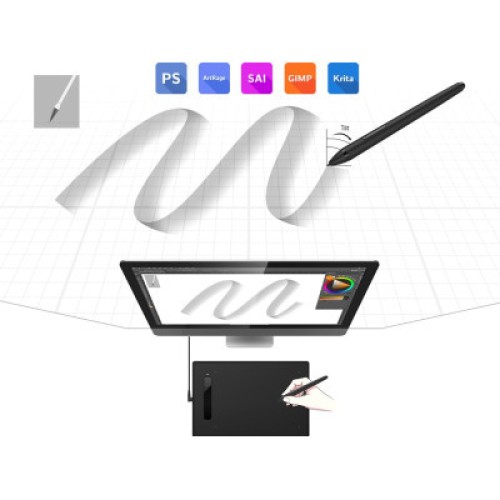 Графический планшет XP-Pen Star G960S Plus Black