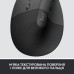 Мышка Logitech Lift Left Vertical Ergonomic Wireless/Bluetooth for Business Graphite (910-006495)