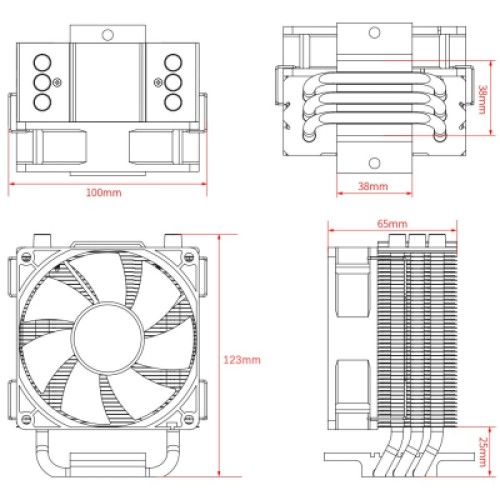 Кулер для процессора ID-Cooling SE-903-XT