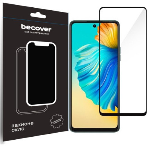 Стекло защитное BeCover Tecno Camon 19 (CI6n)/19 Pro (CI8n) Black (708162)