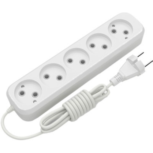 Сетевой удлинитель Electrum C-ES-1816 3.0m 5 роз, white (C-ES-1816)