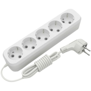 Сетевой удлинитель Electrum C-ES-1794 5.0m, 5 роз, white (C-ES-1794)