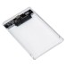 Карман внешний AgeStar 2.5", USB 3.2, 9.5 mm / 7 mm HDD/SSD, Transparent (3UB2P4C (Transparent))