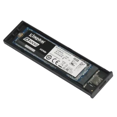 Карман внешний AgeStar M2 SATANVME metal black (31UBVS6C (Black))