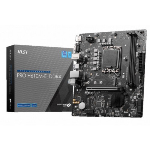 Материнская плата MSI PRO H610M-E DDR4