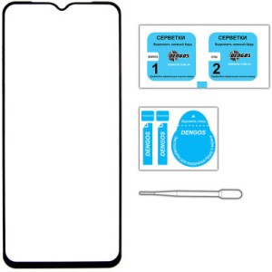 Стекло защитное Dengos Full Glue Samsung Galaxy M13 (black) (TGFG-229)