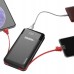 Батарея универсальная Dudao K1Max 30000mAh, with built-in cables, black (6970379617618)