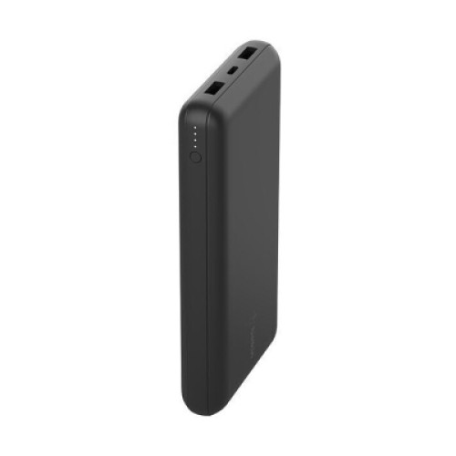 Батарея универсальная Belkin 20000mAh, USB-C, 2*USB-A, 3A, 6" USB-A to USB-C cable, Black (BPB012BTBK)