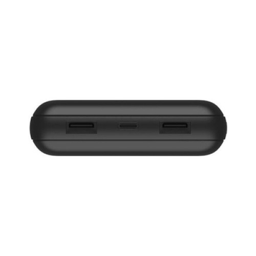 Батарея универсальная Belkin 20000mAh, USB-C, 2*USB-A, 3A, 6" USB-A to USB-C cable, Black (BPB012BTBK)