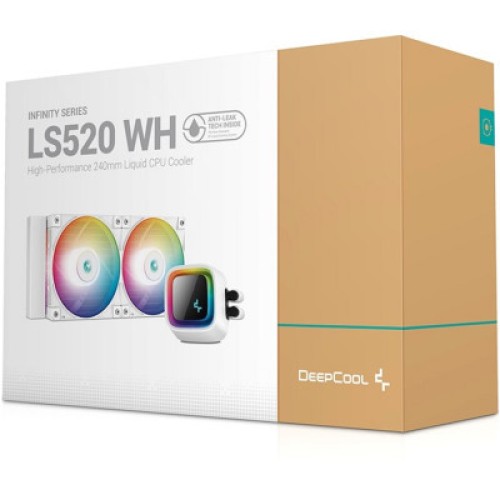 Система жидкостного охлаждения Deepcool LS520 White (R-LS520-WHAMNT-G-1)