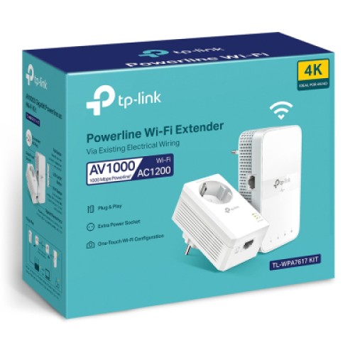 Адаптер Powerline TP-Link TL-WPA7617KIT