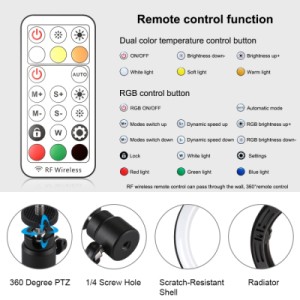 Набір блогера Puluz Ring USB LED lamp PKT3082B 10" + table stand (PKT3082B)