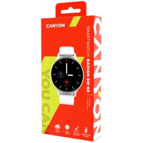 Смарт-годинник Canyon CNS-SW68SS Badian Silver (CNS-SW68SS)