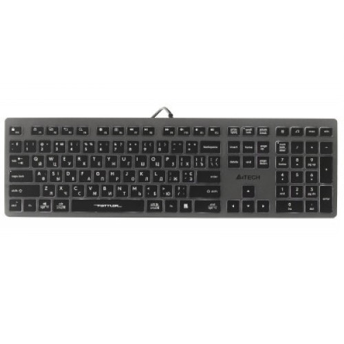 Клавиатура A4Tech FX60H USB Grey White backlit