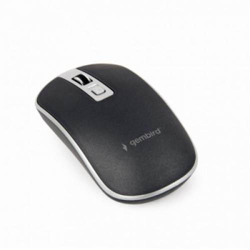 Мышка Gembird MUSW-4B-06-BS Wireless Black-Silver (MUSW-4B-06-BS)