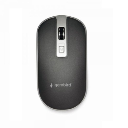 Мышка Gembird MUSW-4B-06-BS Wireless Black-Silver (MUSW-4B-06-BS)
