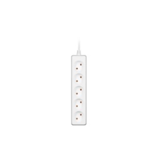 Сетевой удлинитель 2E 5XCEE7/17, 1.5м, white (2E-U0510M1.5)