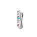 Сетевой удлинитель 2E 5XSchuko з вимикачем,5м, white (2E-U05ES15M5)